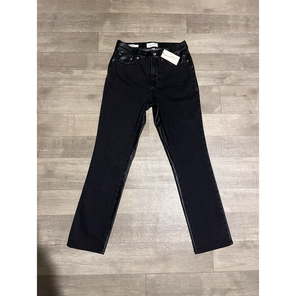 Universal Thread Denim - Universal Thread Women's Mid-Rise 80's Slim Fit Jeans Black Size 6R